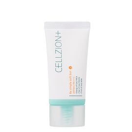 Coréana CELLZION Be Simple Soft Sun Cream SPF50+ PA++++ 50ml Mild Korean Sunscreen _ Made in KOREA